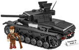 Panzer III Ausf. J brick tank model - COBI 2289 - 590 bricks Tank Cobi 