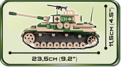 Panzer IV Ausf.F1/G/H - COBI 2508A - 500 brick medium tank Tank Cobi 