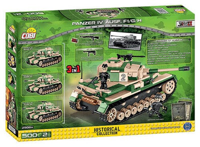 Panzer IV Ausf.F1/G/H - COBI 2508A - 500 brick medium tank Tank Cobi 