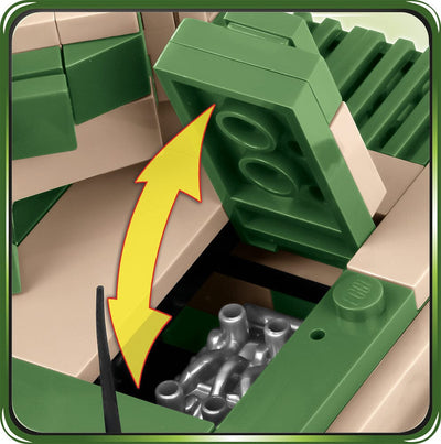 Panzer IV Ausf.F1/G/H - COBI 2508A - 500 brick medium tank Tank Cobi 