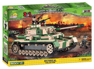 Panzer IV Ausf.F1/G/H - COBI 2508A - 500 brick medium tank Tank Cobi 