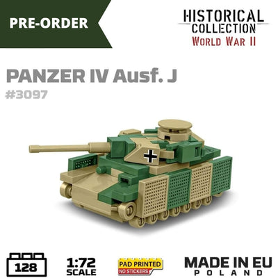 Panzer IV Ausf.J brick tank model - COBI 3097 - 130 bricks Tank Cobi 