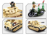 Panzer IV - Sluban M38-B0693 - 543 bricks Tank SLUBAN 