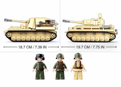 Panzer IV - Sluban M38-B0693 - 543 bricks Tank SLUBAN 