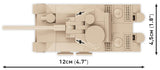 Panzer V Panther brick tank model - COBI 3099 - 126 bricks Tank Cobi 