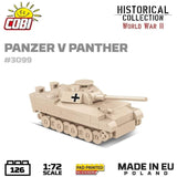 Panzer V Panther brick tank model - COBI 3099 - 126 bricks Tank Cobi 