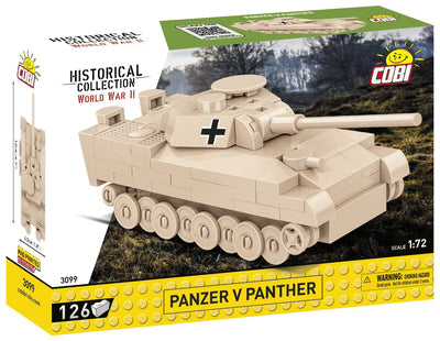Panzer V Panther brick tank model - COBI 3099 - 126 bricks Tank Cobi 