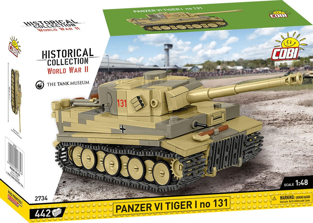Mini Racing Tank Model 131 Panzer VI Tiger I 131 brick tank model - COBI 2734 - 442 bricks ...