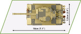 Panzer VI Tiger I 131 brick tank model - COBI 2734 - 442 bricks Tank Cobi 