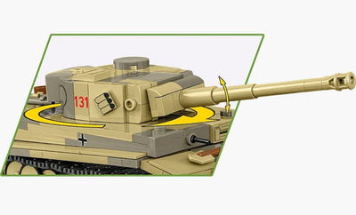 Panzer VI Tiger I 131 brick tank model - COBI 2734 - 442 bricks Tank Cobi 