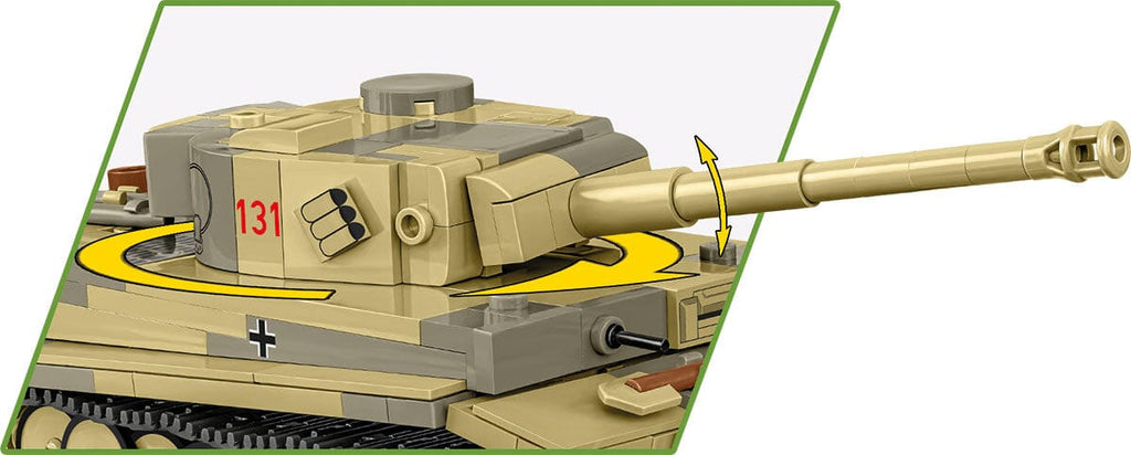 Mini Racing Tank Model 131 Panzer VI Tiger I 131 brick tank model - COBI 2734 - 442 bricks ...