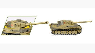 Panzer VI Tiger I 131 brick tank model - COBI 2734 - 442 bricks Tank Cobi 