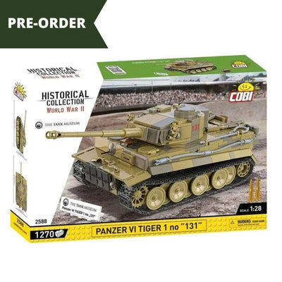 Panzer VI Tiger I 131 The Tank Museum brick tank model - COBI 2588 - 1270 bricks Tank Cobi 