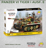 Panzer VI Tiger I Ausf E brick tank model - COBI 2677 - 1240 bricks Tank Cobi 