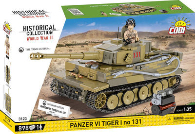 Panzer VI Tiger No. 131 The Tank Museum brick tank model - COBI 3123 - 898 bricks Tank Cobi 