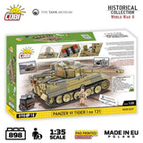 Panzer VI Tiger No. 131 The Tank Museum brick tank model - COBI 3123 - 898 bricks Tank Cobi 