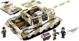 Panzerjager Tiger Ausf. B Jagdtiger brick tank model - COBI-2674 - 1371 bricks Tank Cobi 