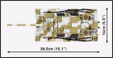 Panzerjager Tiger Ausf. B Jagdtiger brick tank model - COBI-2674 - 1371 bricks Tank Cobi 