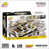 Panzerjager Tiger Ausf. B Jagdtiger brick tank model - COBI-2674 - 1371 bricks Tank Cobi 