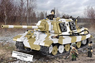 Panzerjager Tiger Ausf. B Jagdtiger brick tank model - COBI-2674 - 1371 bricks Tank Cobi 