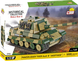 Panzerjager Tiger Ausf. B 'Jagdtiger' brick tank model - COBI 2733 - 528 bricks Tank Cobi 