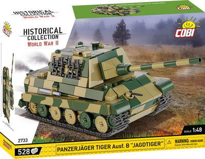 Panzerjager Tiger Ausf. B 'Jagdtiger' brick tank model - COBI 2733 - 528 bricks Tank Cobi 