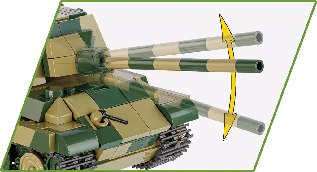 Panzerjager Tiger Ausf. B 'Jagdtiger' brick tank model - COBI 2733 - 5 ...