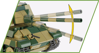 Panzerjager Tiger Ausf. B 'Jagdtiger' brick tank model - COBI 2733 - 528 bricks Tank Cobi 