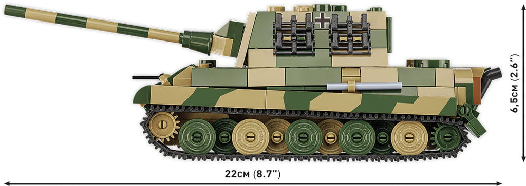 Panzerjager Tiger Ausf. B 'Jagdtiger' brick tank model - COBI 2733 - 5 ...