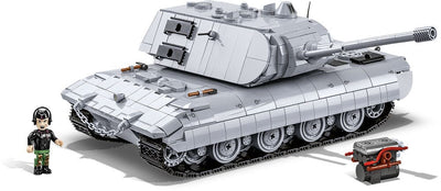Panzerkampfwagen E-100 brick tank model - COBI 2572 - 1511 bricks Tank Cobi 