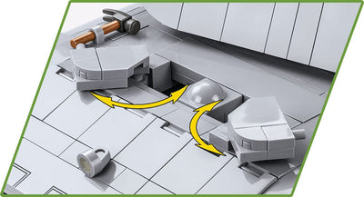 Panzerkampfwagen E-100 brick tank model - COBI 2572 - 1511 bricks Tank Cobi 