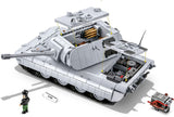 Panzerkampfwagen E-100 brick tank model - COBI 2572 - 1511 bricks Tank Cobi 