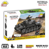 Panzerkampfwagen II Ausf. F brick tank model - COBI 2597 - 812 bricks Tank Cobi 