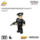 Panzerkampfwagen II Ausf. F brick tank model - COBI 2597 - 812 bricks Tank Cobi 