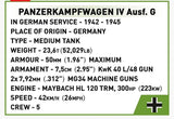 Panzerkampfwagen IV Ausf. brick tank model - COBI 2546 - 559 bricks Tank Cobi 