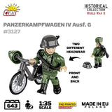 Panzerkampfwagen IV Ausf.G brick tank model - COBI 3127 - 643 bricks Tank Cobi 