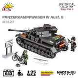 Panzerkampfwagen IV Ausf.G brick tank model - COBI 3127 - 643 bricks Tank Cobi 