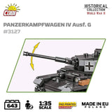 Panzerkampfwagen IV Ausf.G brick tank model - COBI 3127 - 643 bricks Tank Cobi 