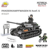 Panzerkampfwagen IV Ausf.G brick tank model - COBI 3127 - 643 bricks Tank Cobi 