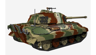 Panzerkampfwagen VI B Tiger II Königstiger - 1:12 brick tank model - COBI 2808 - 11000 bricks Tank COBI 