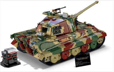 Panzerkampfwagen VI B Tiger II Königstiger - 1:12 brick tank model - COBI 2808 - 11000 bricks Tank COBI 