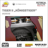 Panzerkampfwagen VI B Tiger II Königstiger - 1:12 brick tank model - COBI 2808 - 11170 bricks Tank COBI 