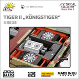 Panzerkampfwagen VI B Tiger II Königstiger - 1:12 brick tank model - COBI 2808 - 11170 bricks Tank COBI 