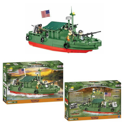 Patrol River Boat MK II brick model - COBI 2238 - 615 bricks Ship Cobi 