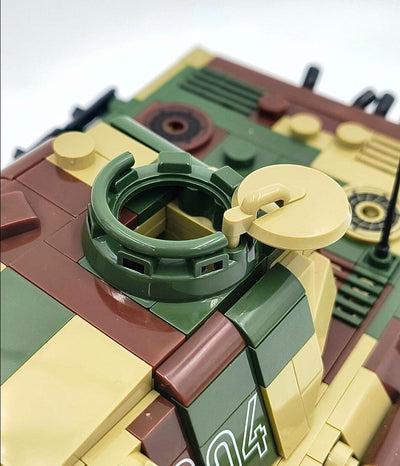 Pz.Kpfw. V Panther Ausf. A brick tank model- COBI 2654A - 1152 bricks Tank Cobi 