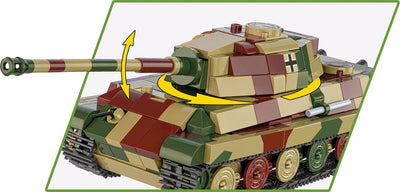 PZ.KPFW. VI B Tiger II 'Konigstiger' brick tank model - COBI 2732 - 500 bricks Tank Cobi 