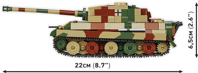 PZ.KPFW. VI B Tiger II 'Konigstiger' brick tank model - COBI 2732 - 500 bricks Tank Cobi 