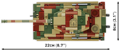 PZ.KPFW. VI B Tiger II 'Konigstiger' brick tank model - COBI 2732 - 500 bricks Tank Cobi 