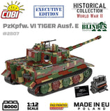 Pz.Kpfw. VI Tiger 2 in 1 - 1:12 brick tank model - COBI 2807 - 8000 bricks EXECUTIVE EDITION Tank COBI 