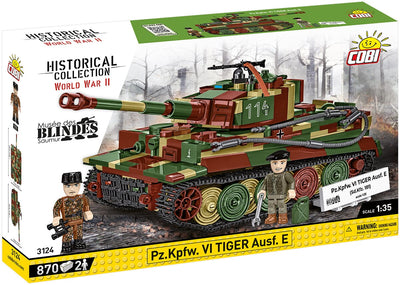 PzKpfw VI Tiger Ausf. E brick tank model - COBI 3124 - 862 bricks Tank Cobi 